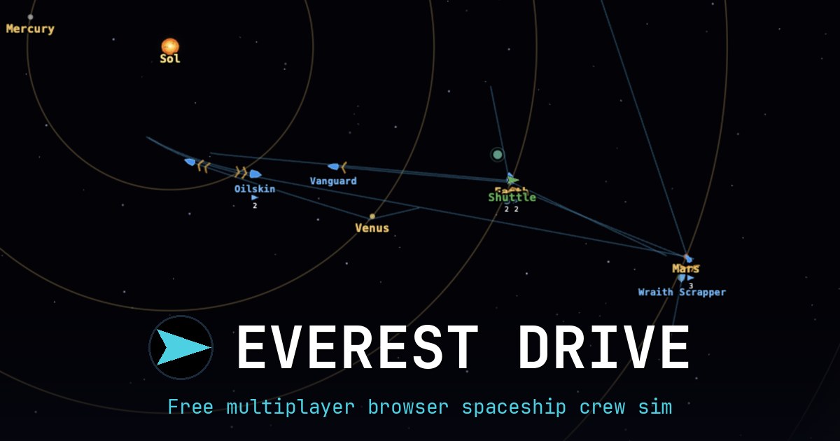 Everest Drive — Multiplayer Spaceship Crew Sim